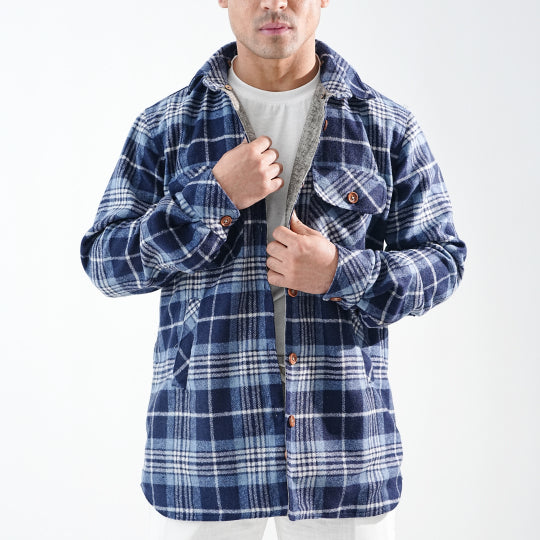 Shirt X Jacket- Dark Blue