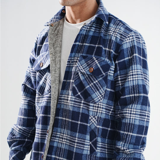 Shirt X Jacket- Dark Blue