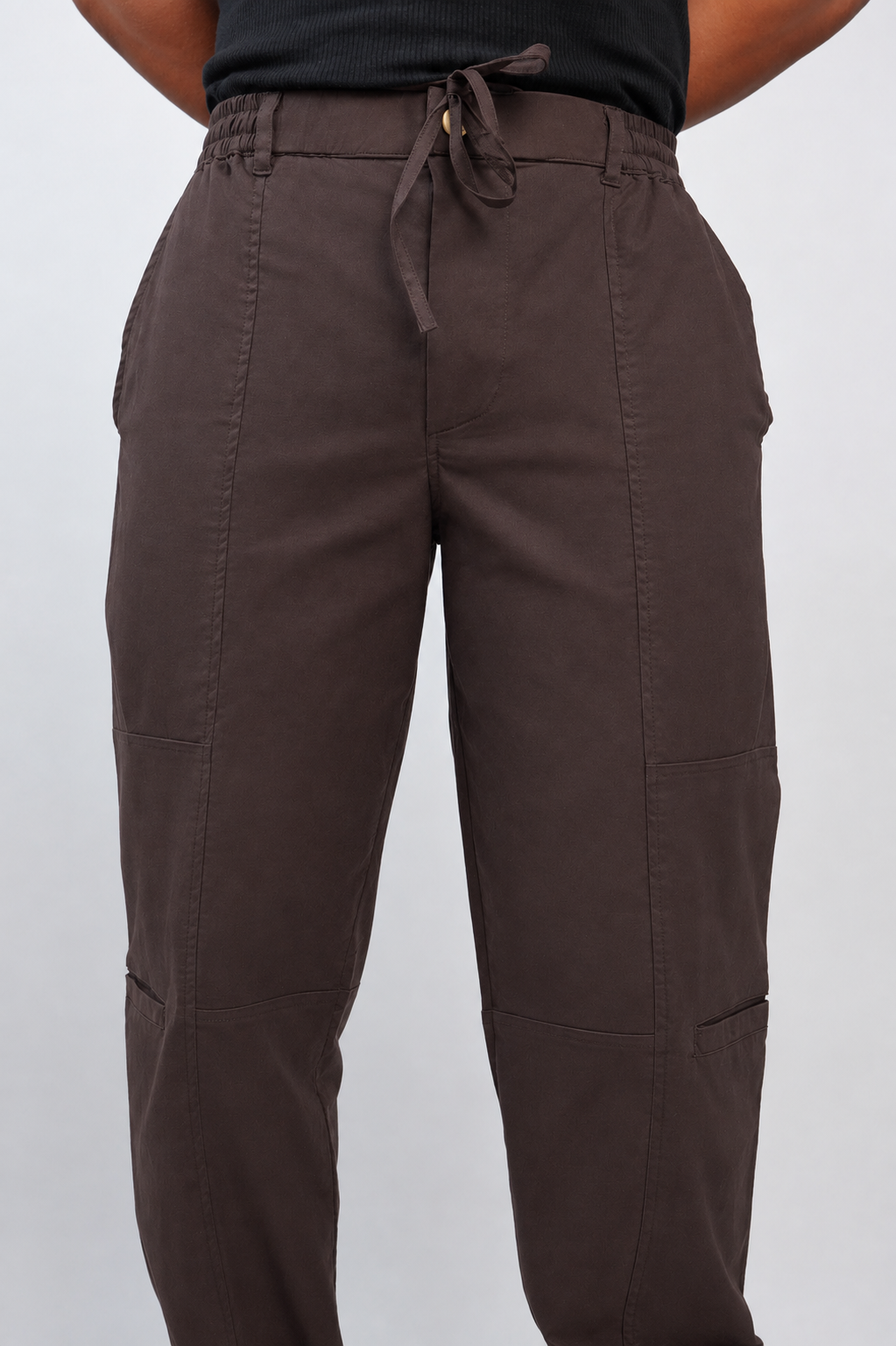 CHINOS X PYJAMAS -Brown 100% Cotton
