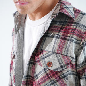 Light Grey - Shirt X Jacket- Light Grey
