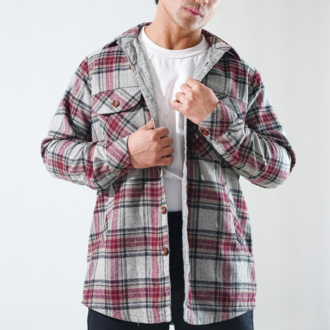 Shirt X Jacket- Light Grey