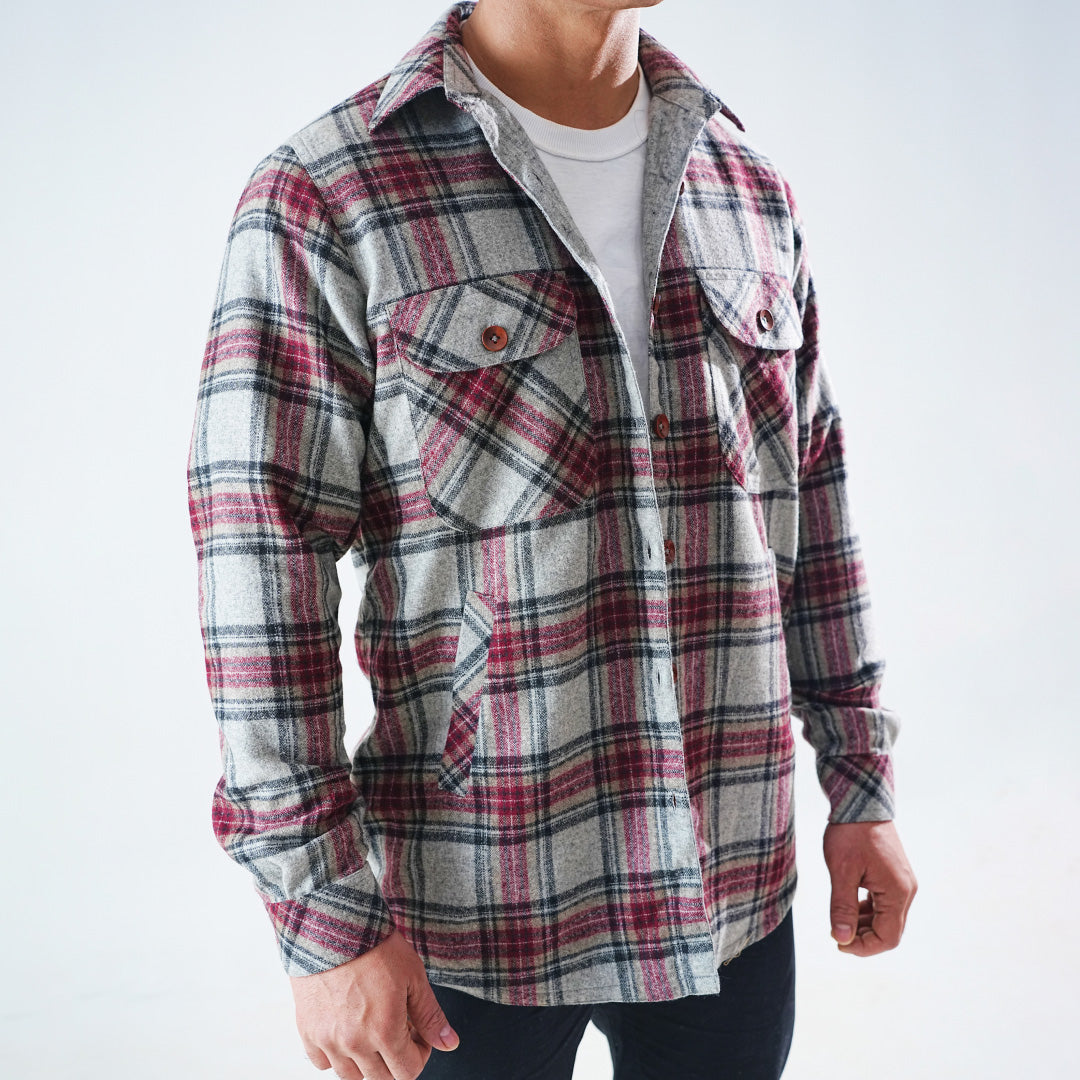 Shirt X Jacket- Light Grey