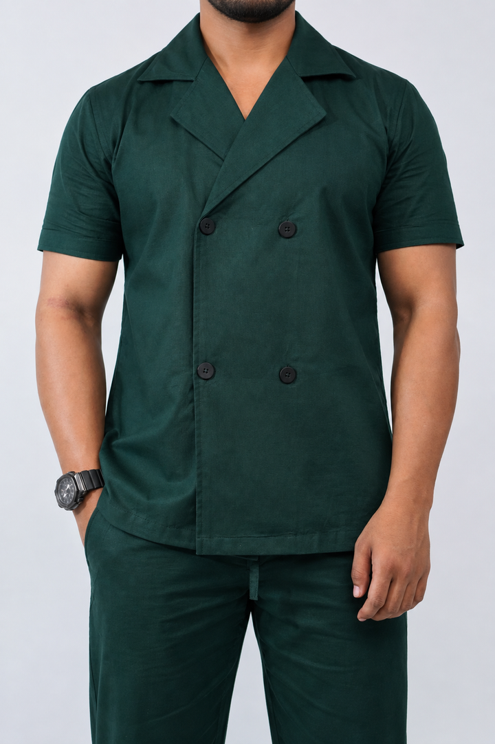 Forest Cotton Linen Coord Set