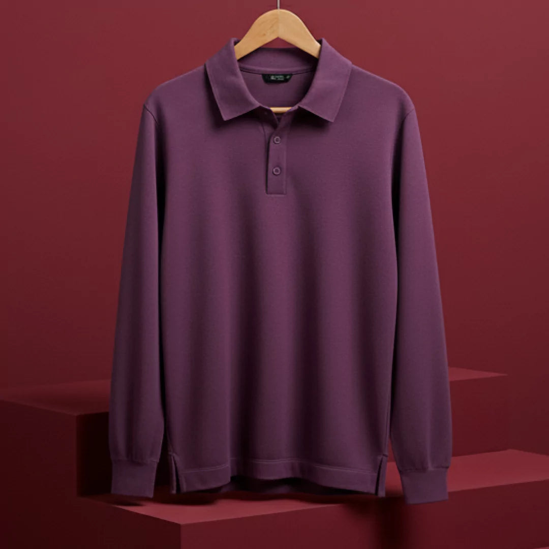 Autumn Pullover Shirt - Full Sleeves - Wine