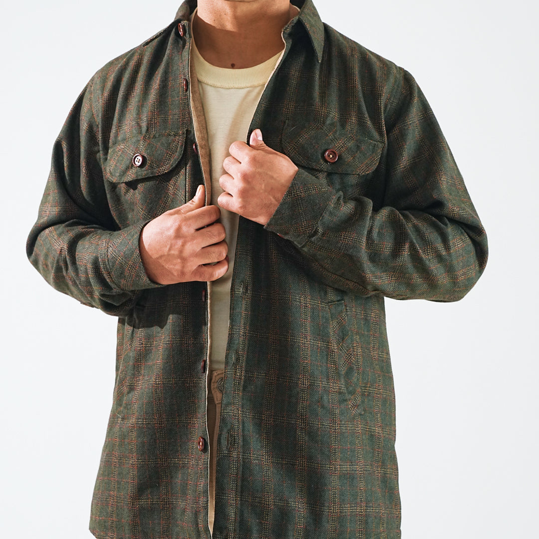 Shirt X Jacket- Jade Green