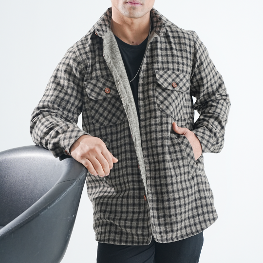 Shirt X Jacket- Dark Grey