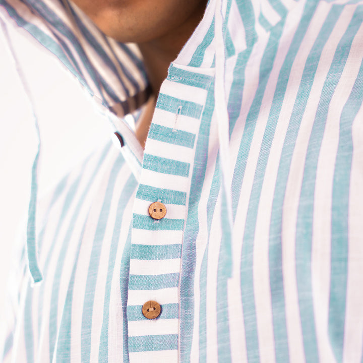 Summer Popover Hoodie - Pistachio Green