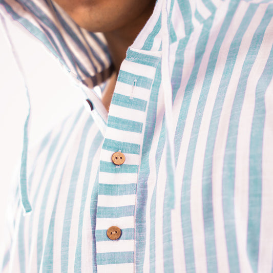 Summer Popover Hoodie - Pistachio Green