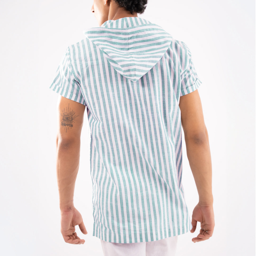 Summer Popover Hoodie - Pistachio Green
