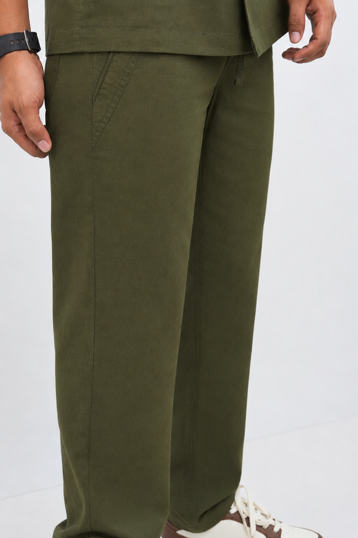 Sage Cotton Linen Coord Set