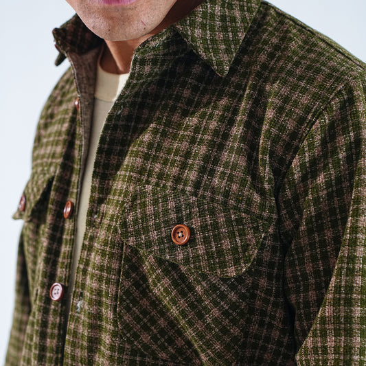 Shirt X Jacket- Forest Green