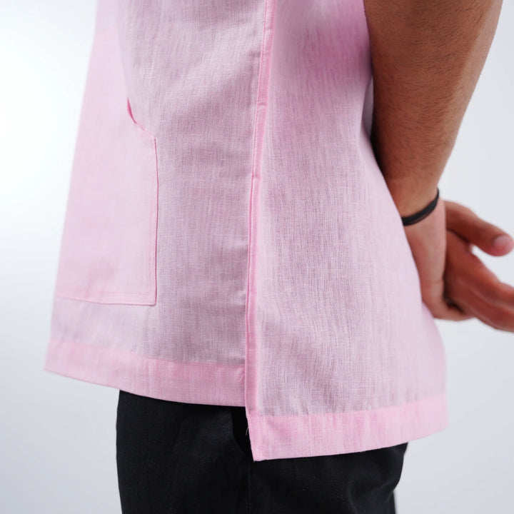 Summer Popover Hoodie - Dusty Pink