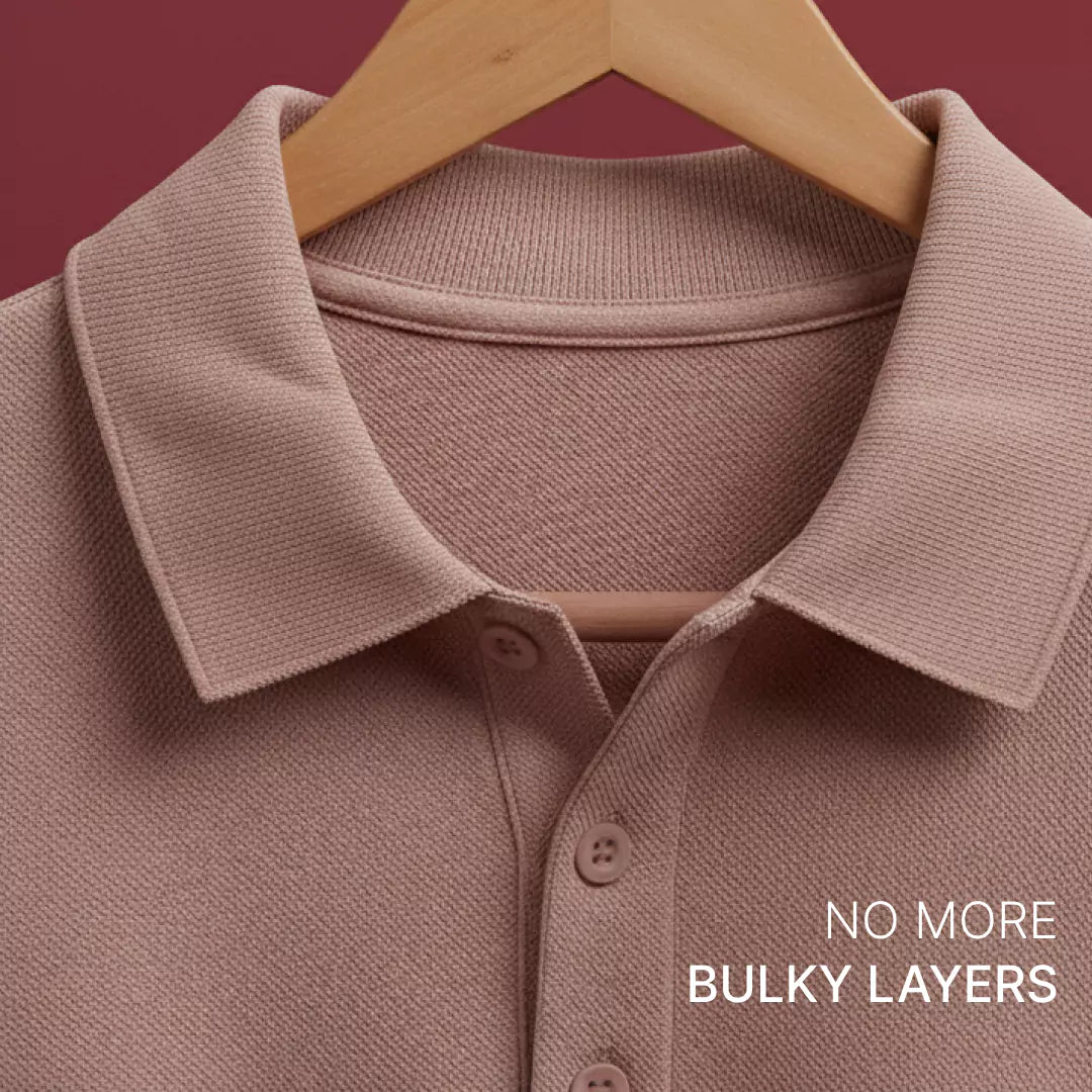 Autumn Pullover Shirt - Full Sleeves - Dusty Rose