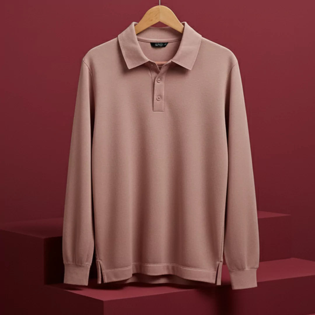 Autumn Pullover Shirt - Full Sleeves - Dusty Rose