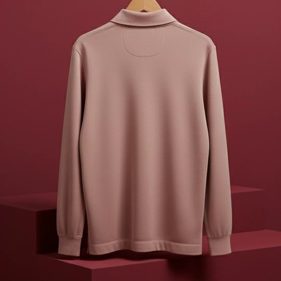 Autumn Pullover Shirt - Full Sleeves - Dusty Rose