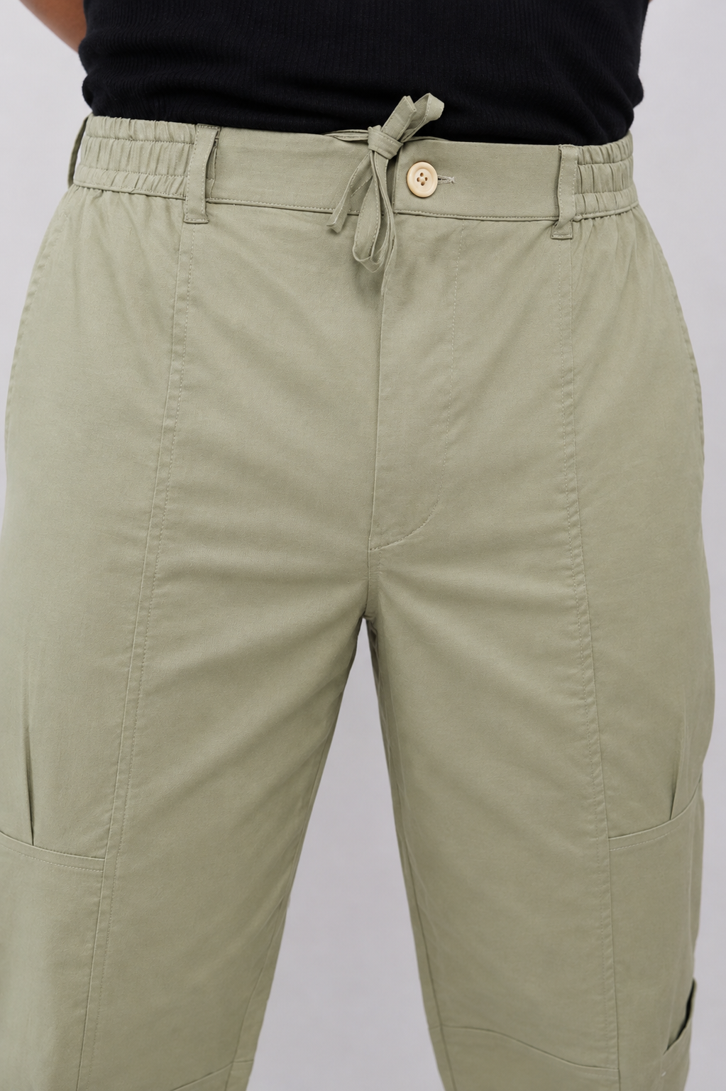CHINOS X PYJAMAS -Pistachio 100% Cotton