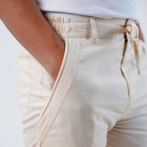 Ecru - Ecru Pants