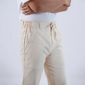 Ecru - Ecru Pants