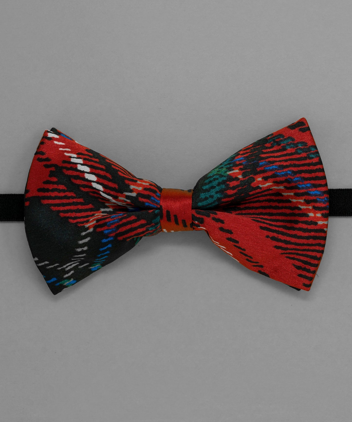 After 8  Blue Striped Bowtie