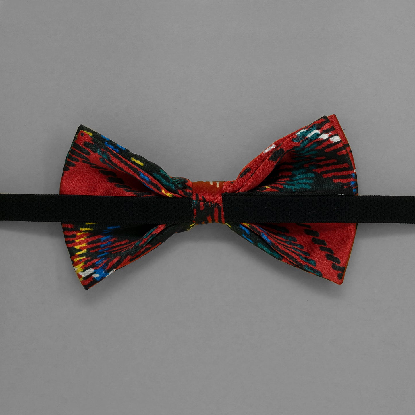 After 8  Red Geometric Bowtie