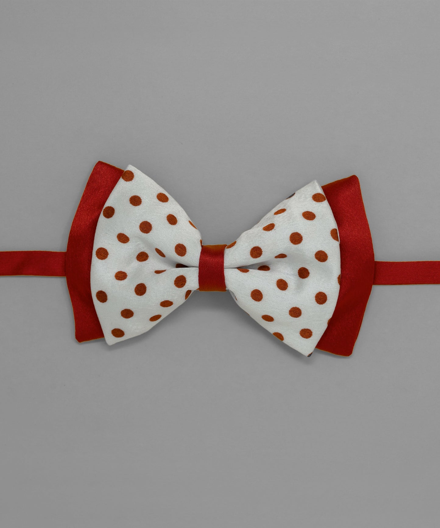 After 8  Red Polka Dot Bowtie
