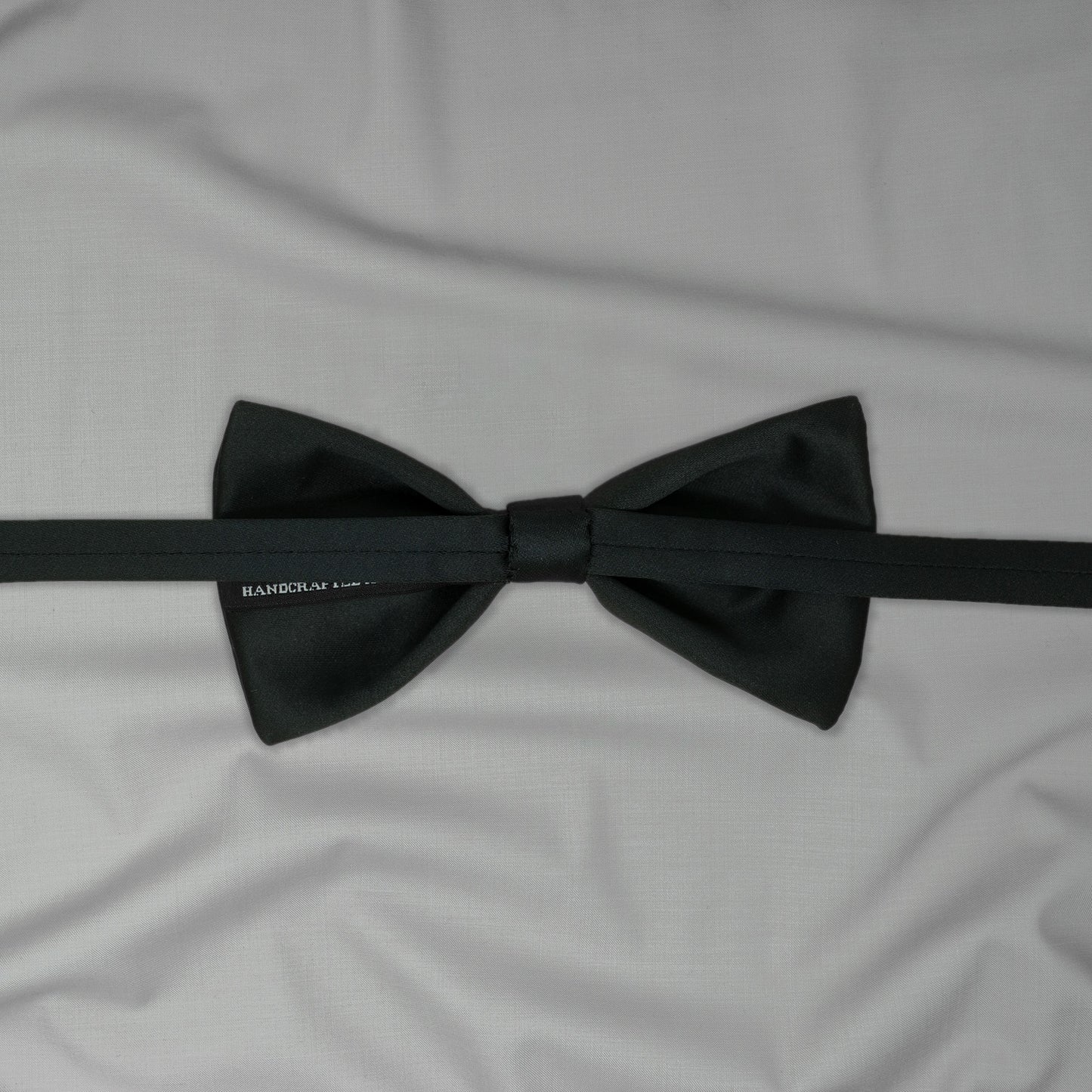 After 8 Black Solid Bowtie