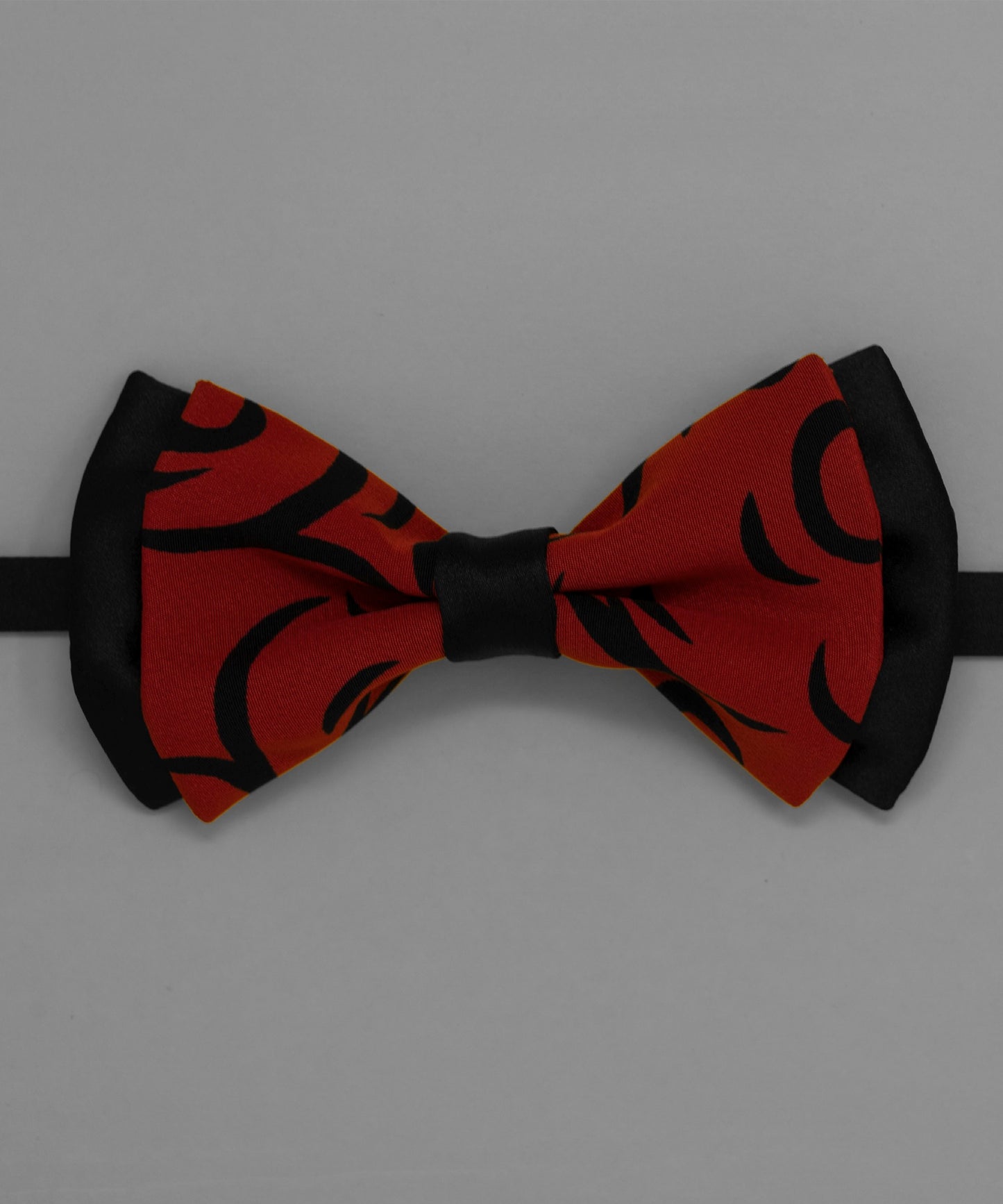 After 8 Red Abstract Bowtie