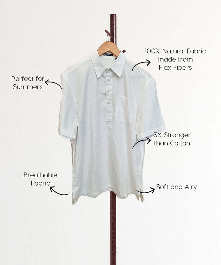 Porcelain White Popover Shirt