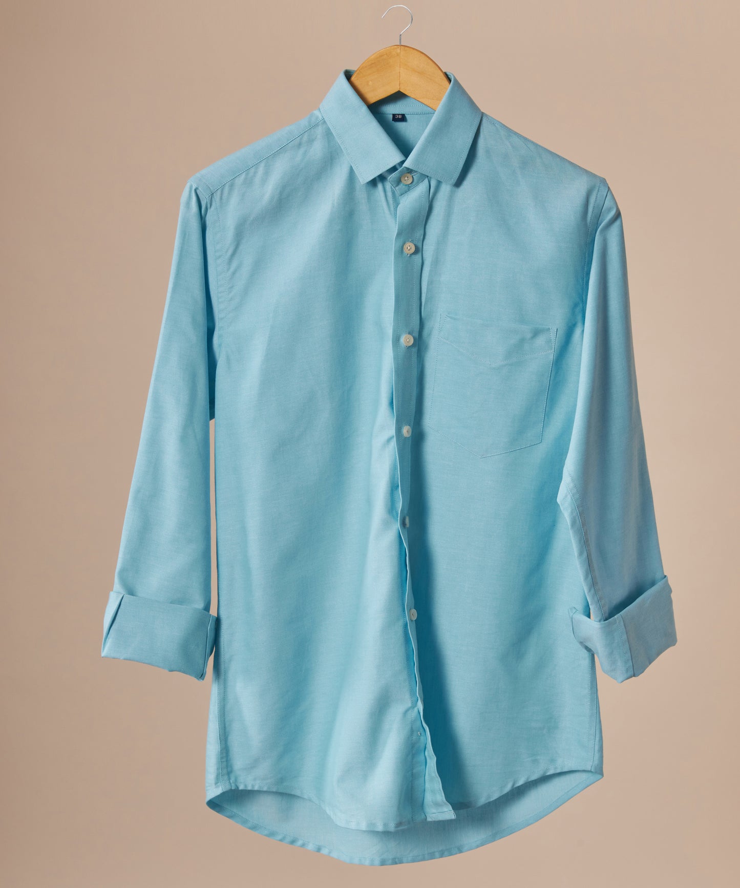 Aqua Oxford Shirt