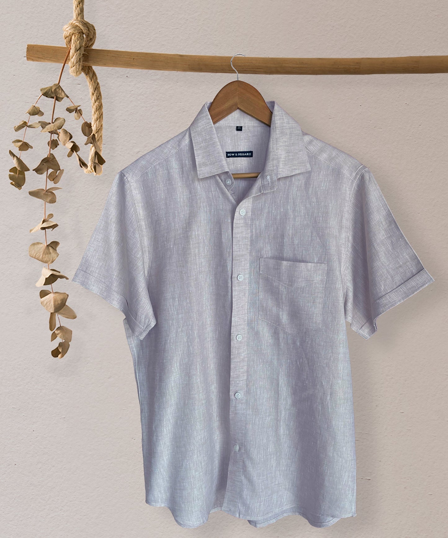 Flint Grey Linen Shirt
