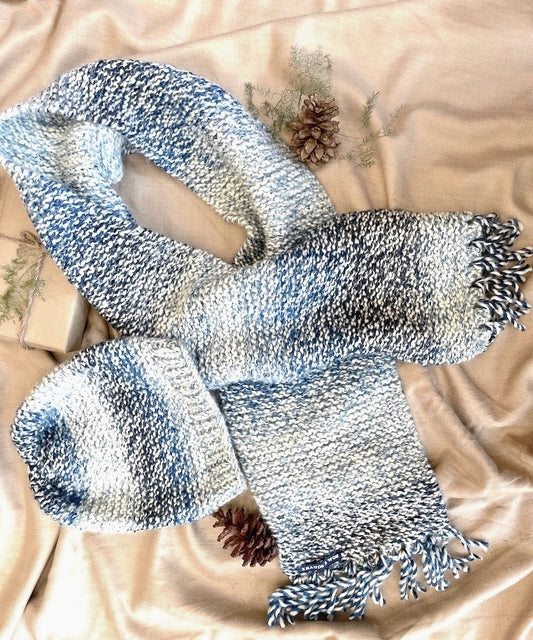 Knitted Scarf and Cap