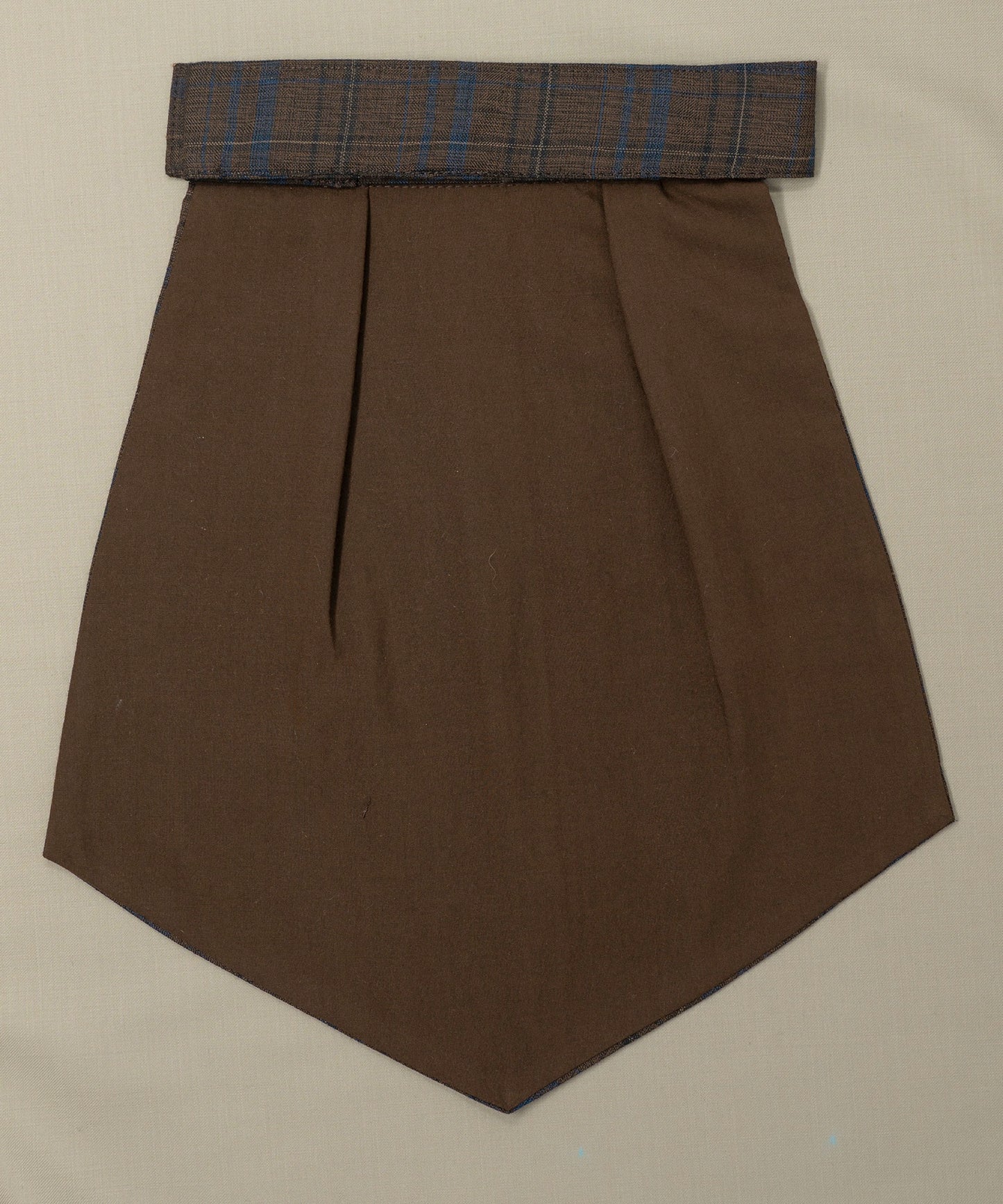 Old School Checks Brown Cravat