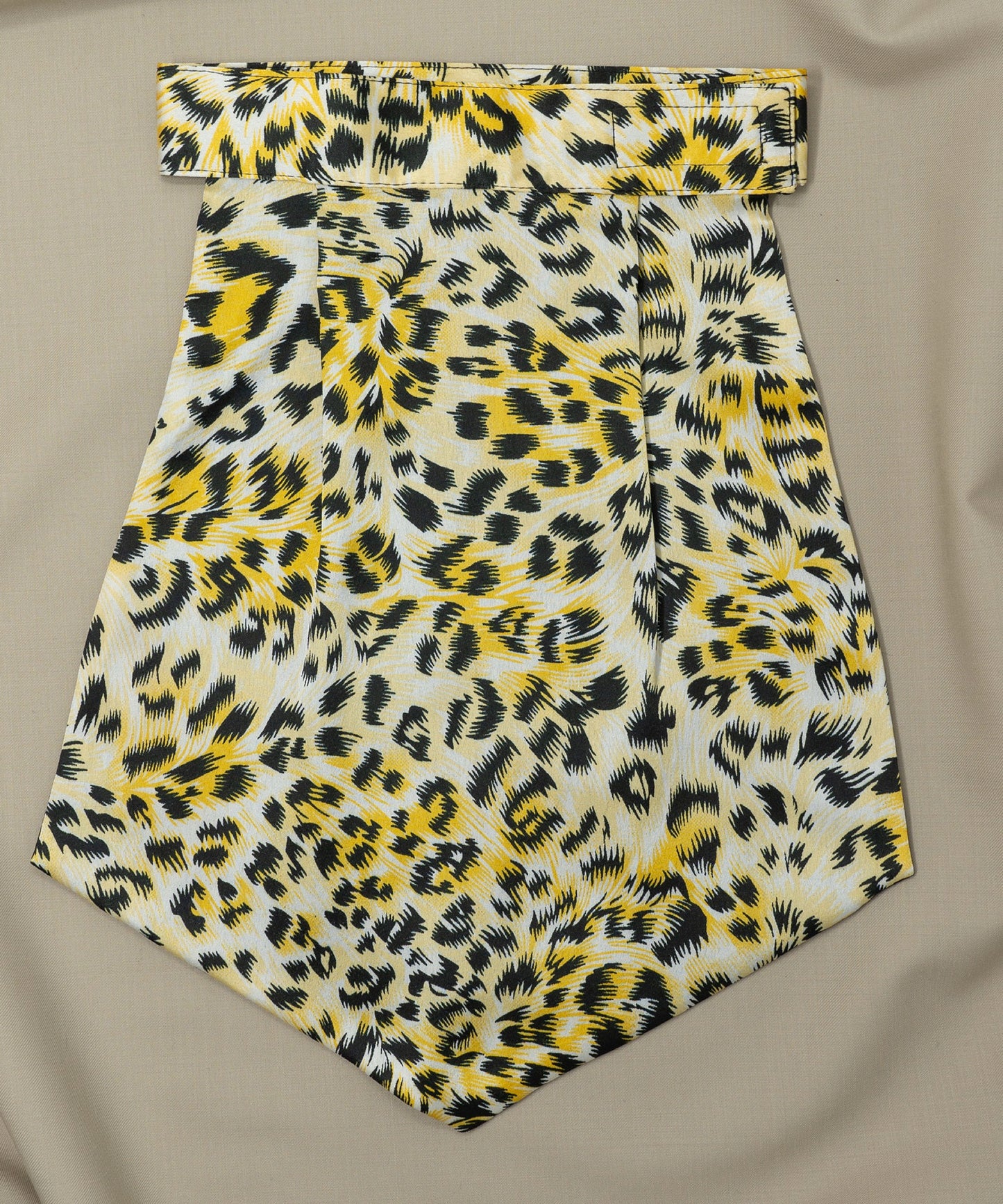Sun & Sand Leopard Print Yellow Cravat