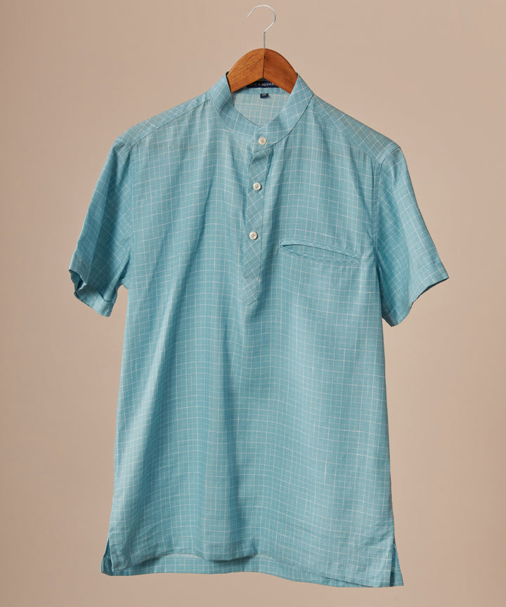Teal Popover Shirt