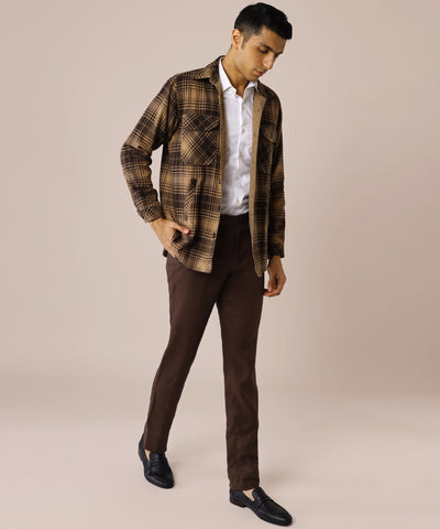 Walnut Tweed Overshirt