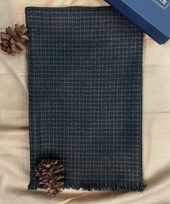 Forest Green Tweed Scarf