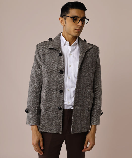 Pebble Balmacaan Coat
