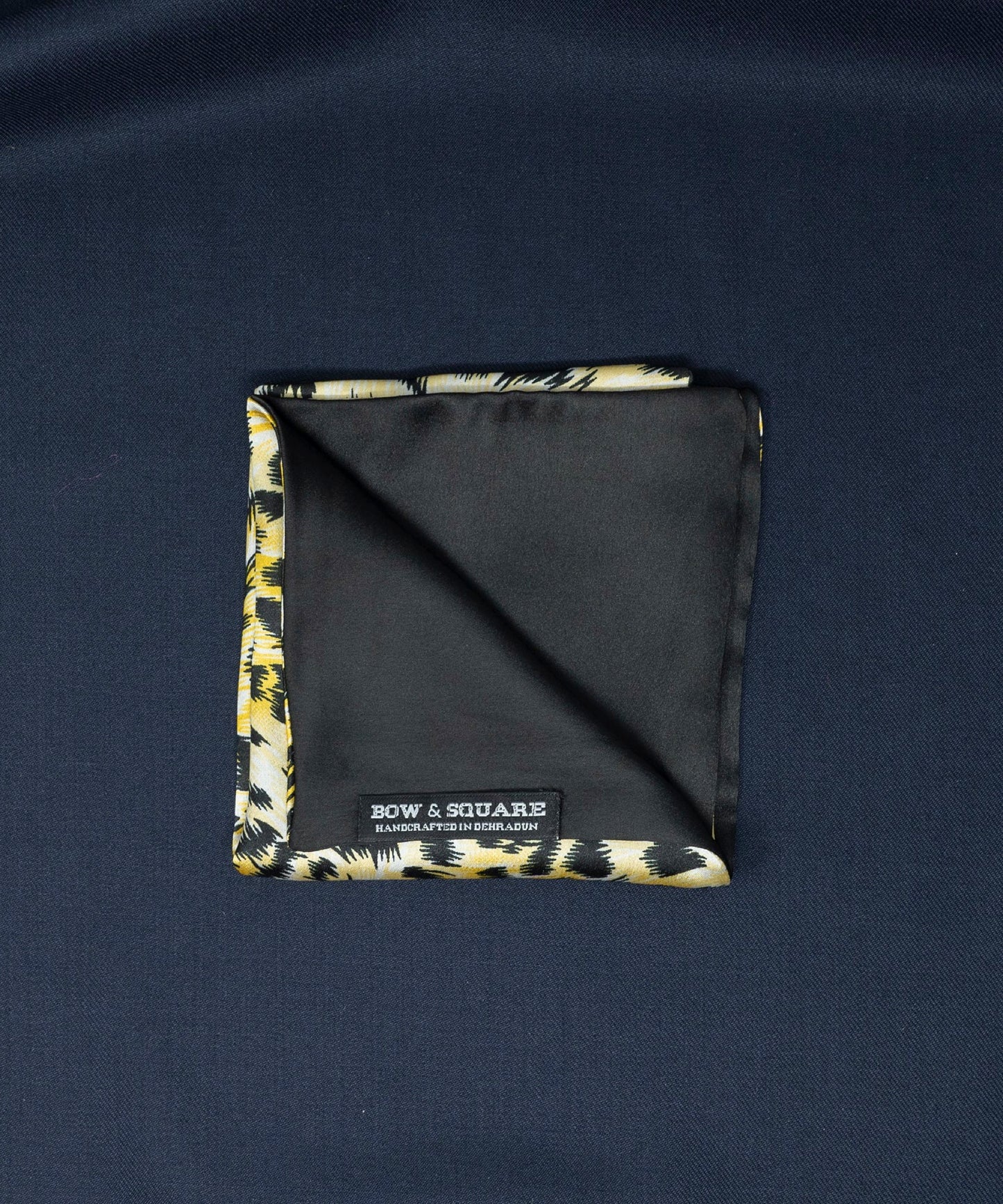 Sun & Sand Abstract Yellow Pocket Square