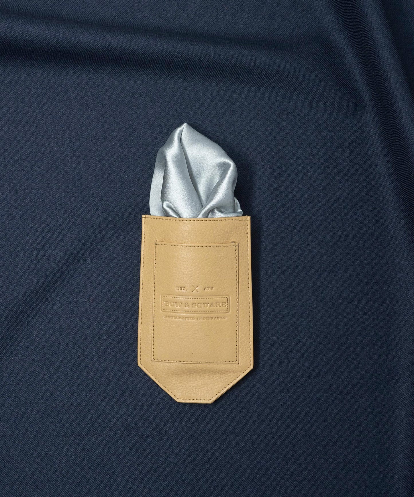 Solid Ice Pocket Square