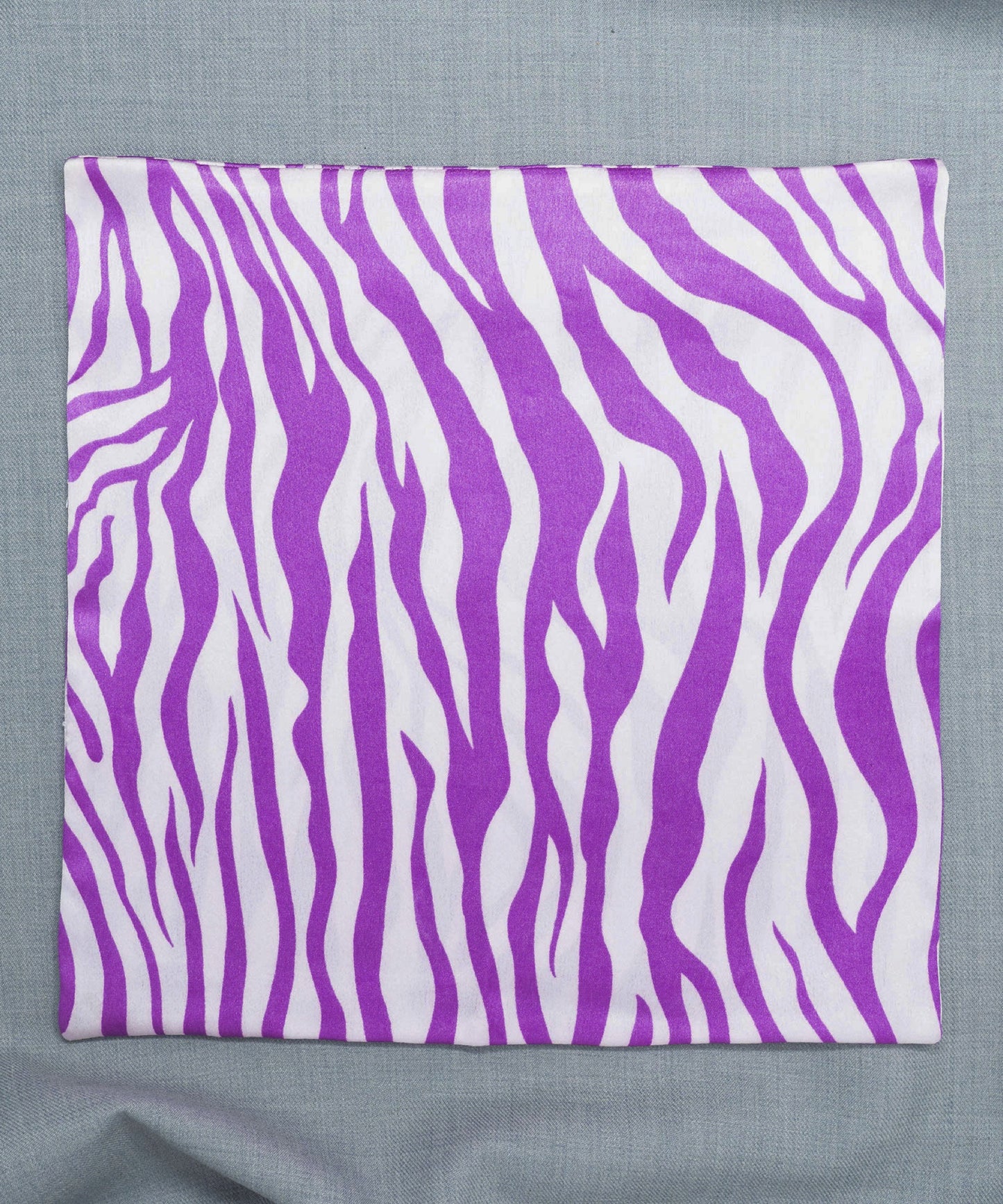 After 8 Abstract Purple Pocket Square