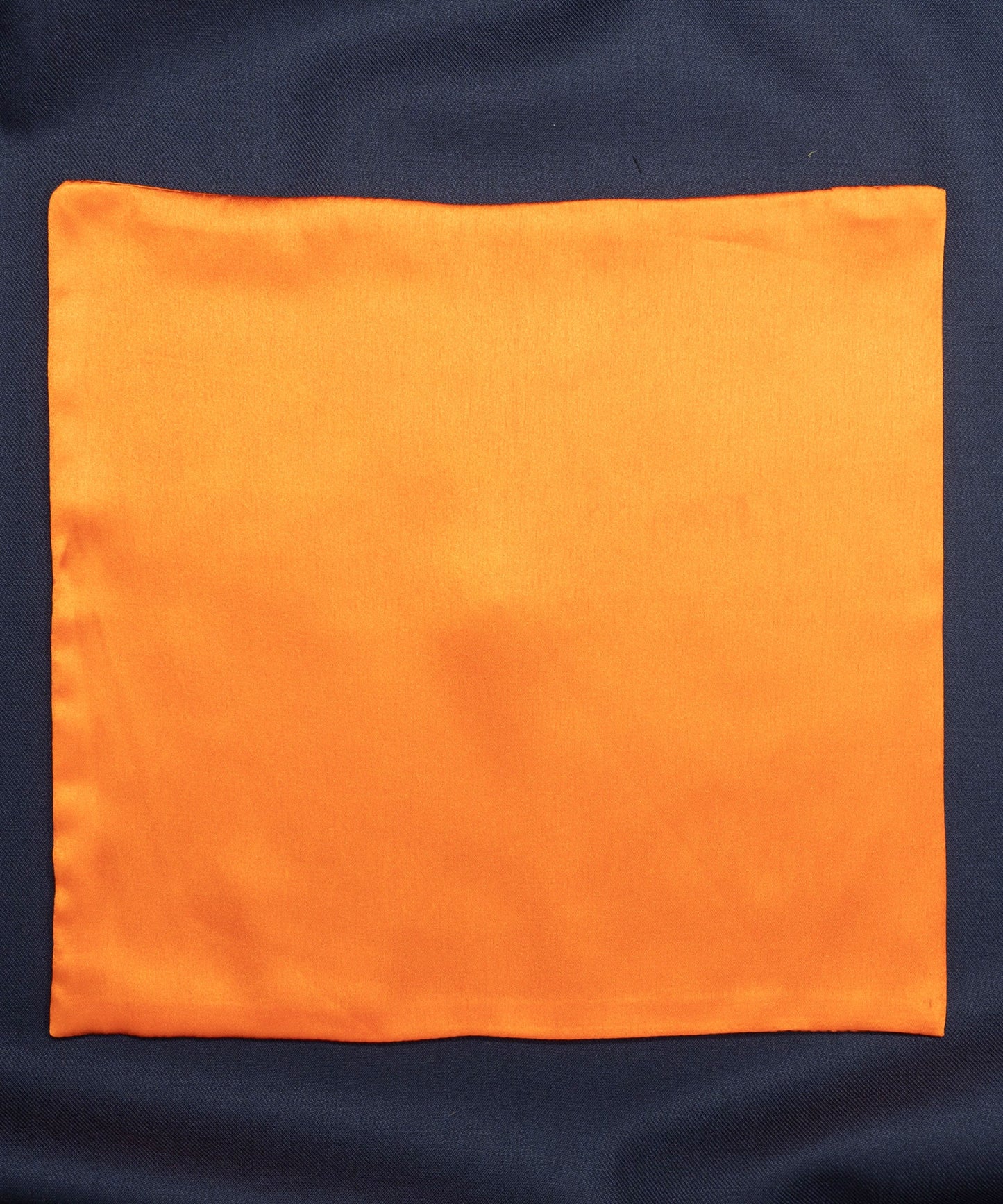 Sun & Sand Solid Orange Pocket Square