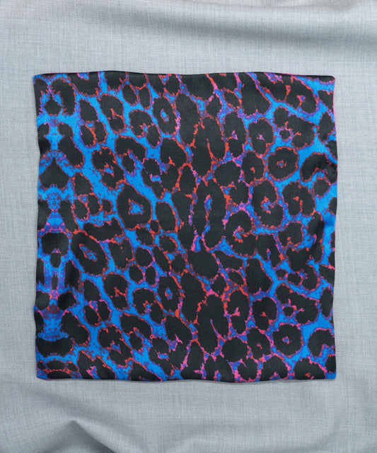 Sun & Sand Blue Pocket Square