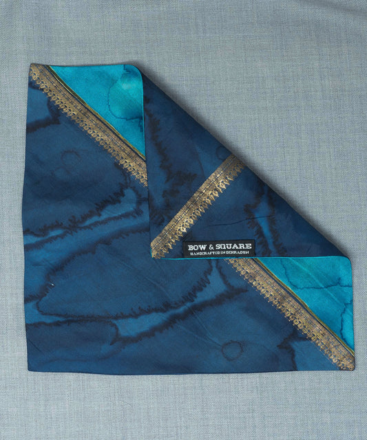 Blue Pocket Square