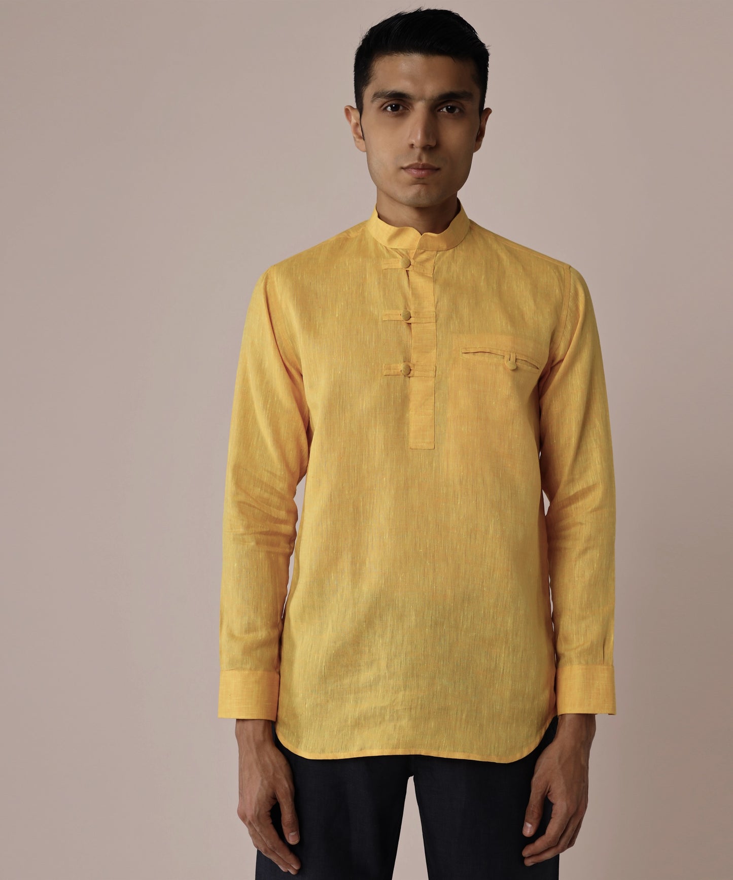 Marigold Yellow Popover Shirt