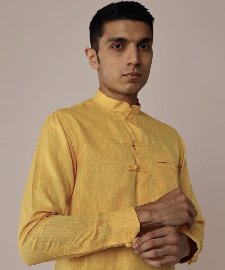 Marigold Yellow Popover Shirt